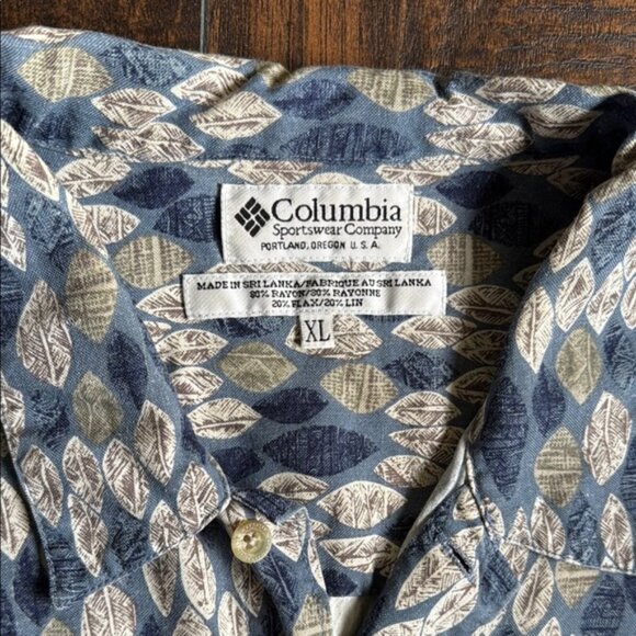 Columbia men’s button up short sleeve shirt size XL (F) - Picture 2 of 7